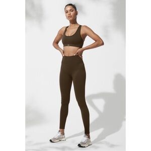 Alo ribbed set in espresso